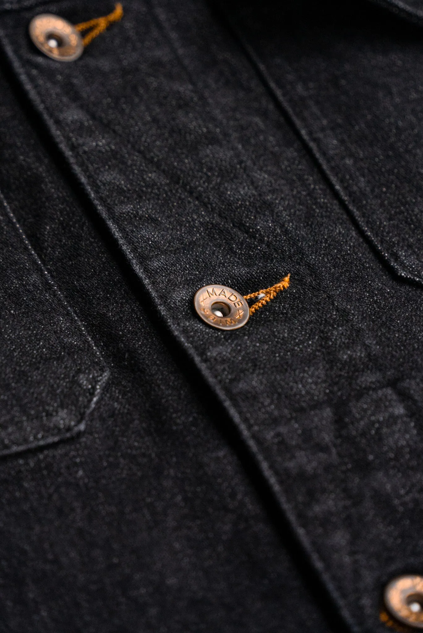 Artcher Jacket | 14oz Broken Twill Denim Black Stone