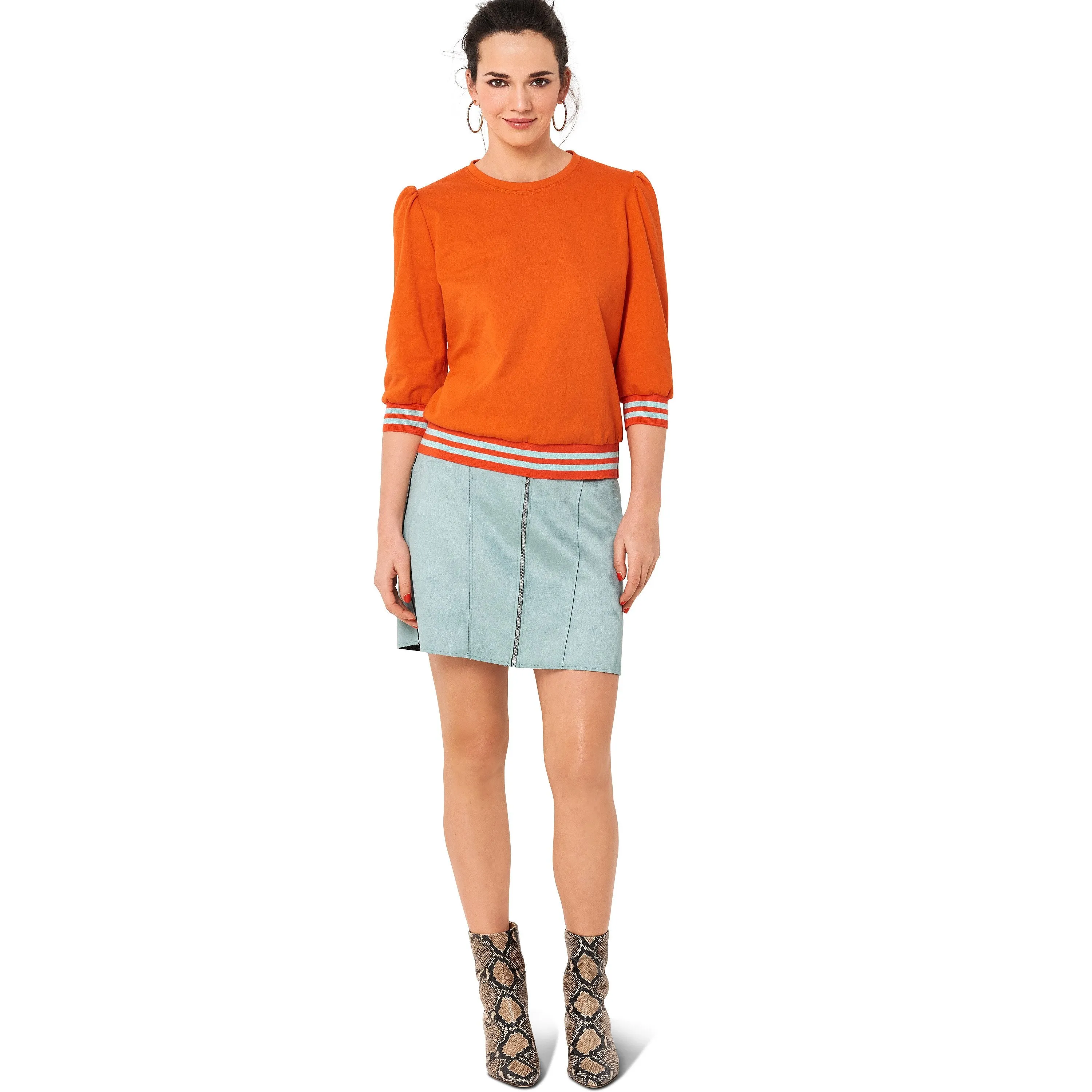 Burda Sewing Pattern 6109 Sweatshirt