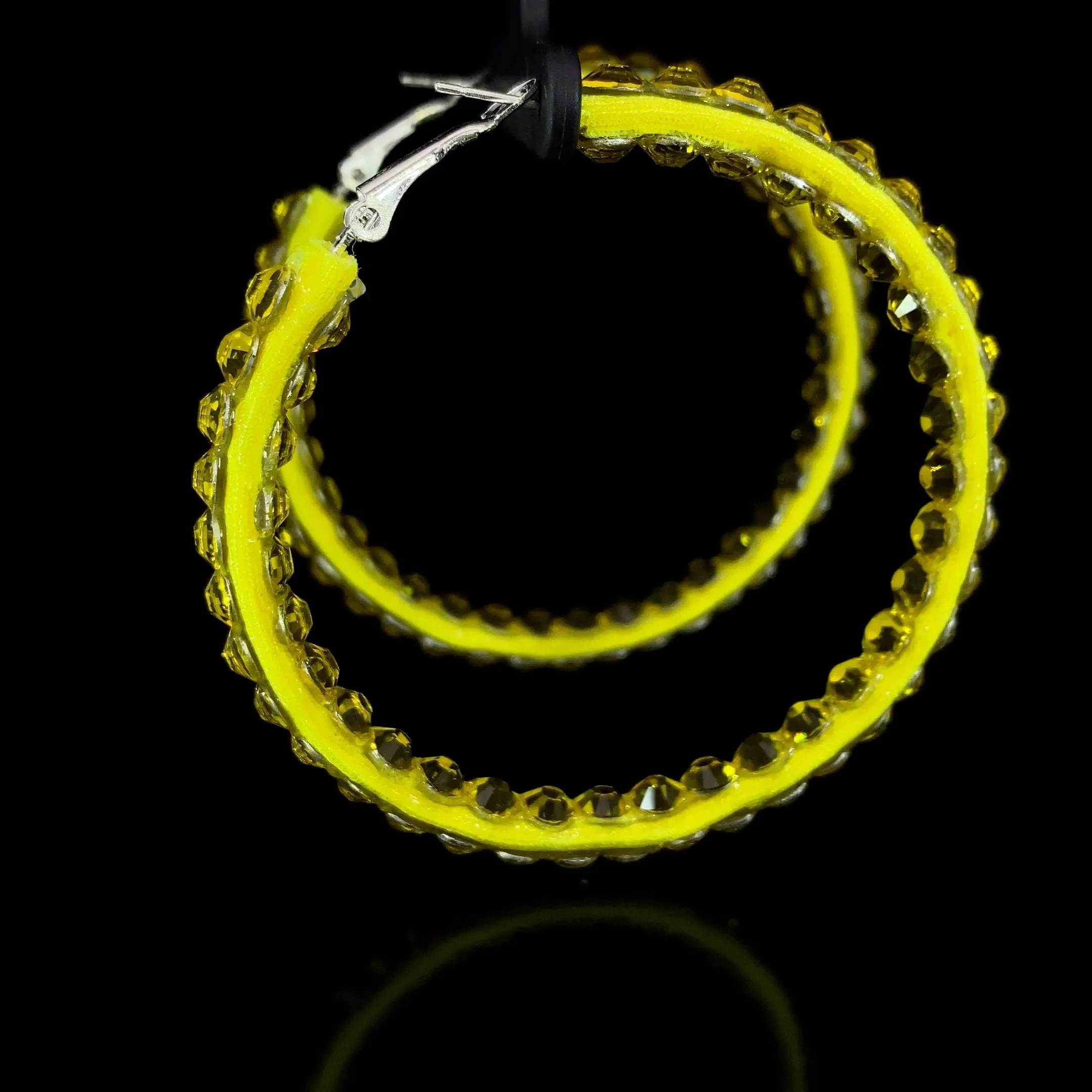 Hoop Earrings for Ballroom or Latin Dancing Available in Multiple Colors E001