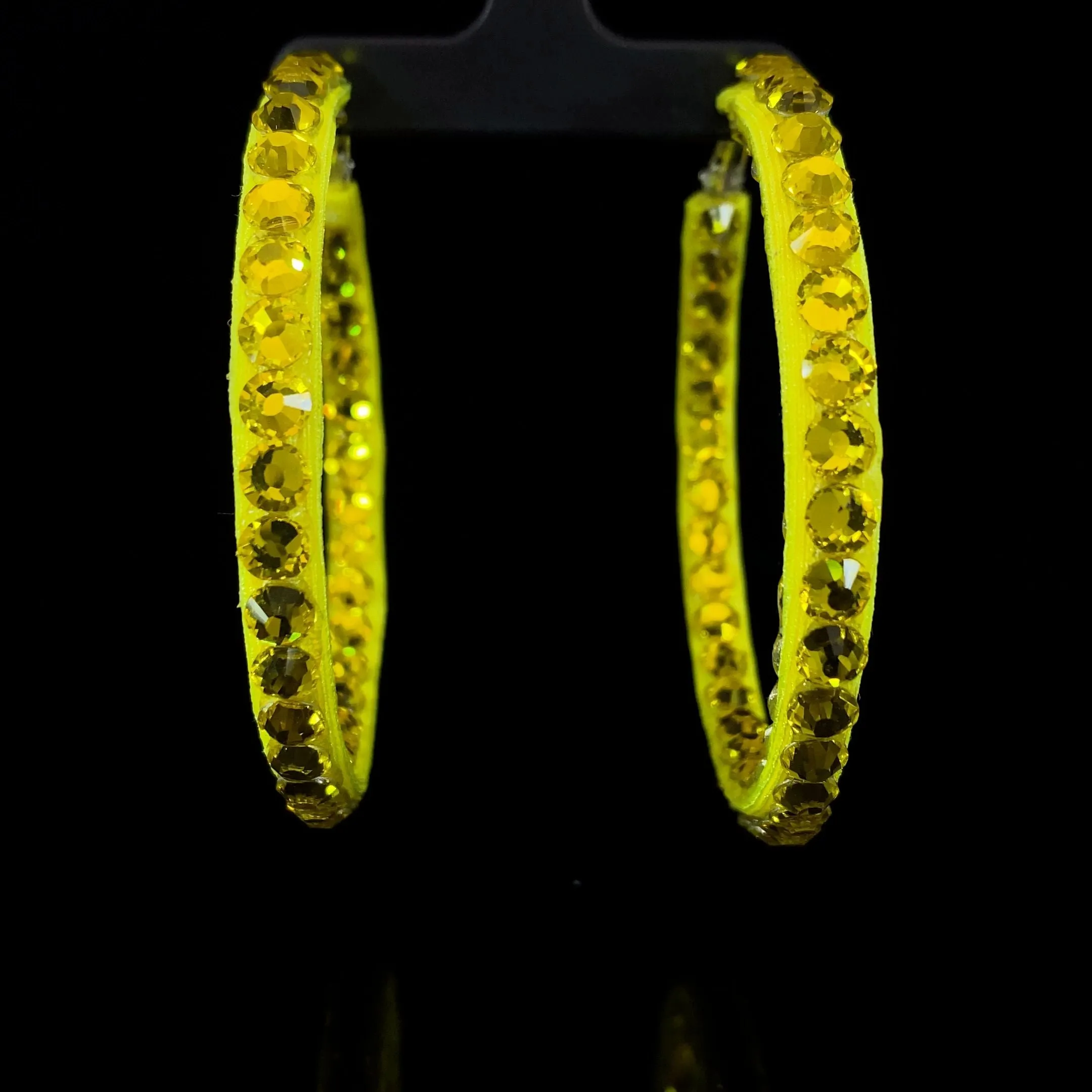 Hoop Earrings for Ballroom or Latin Dancing Available in Multiple Colors E001