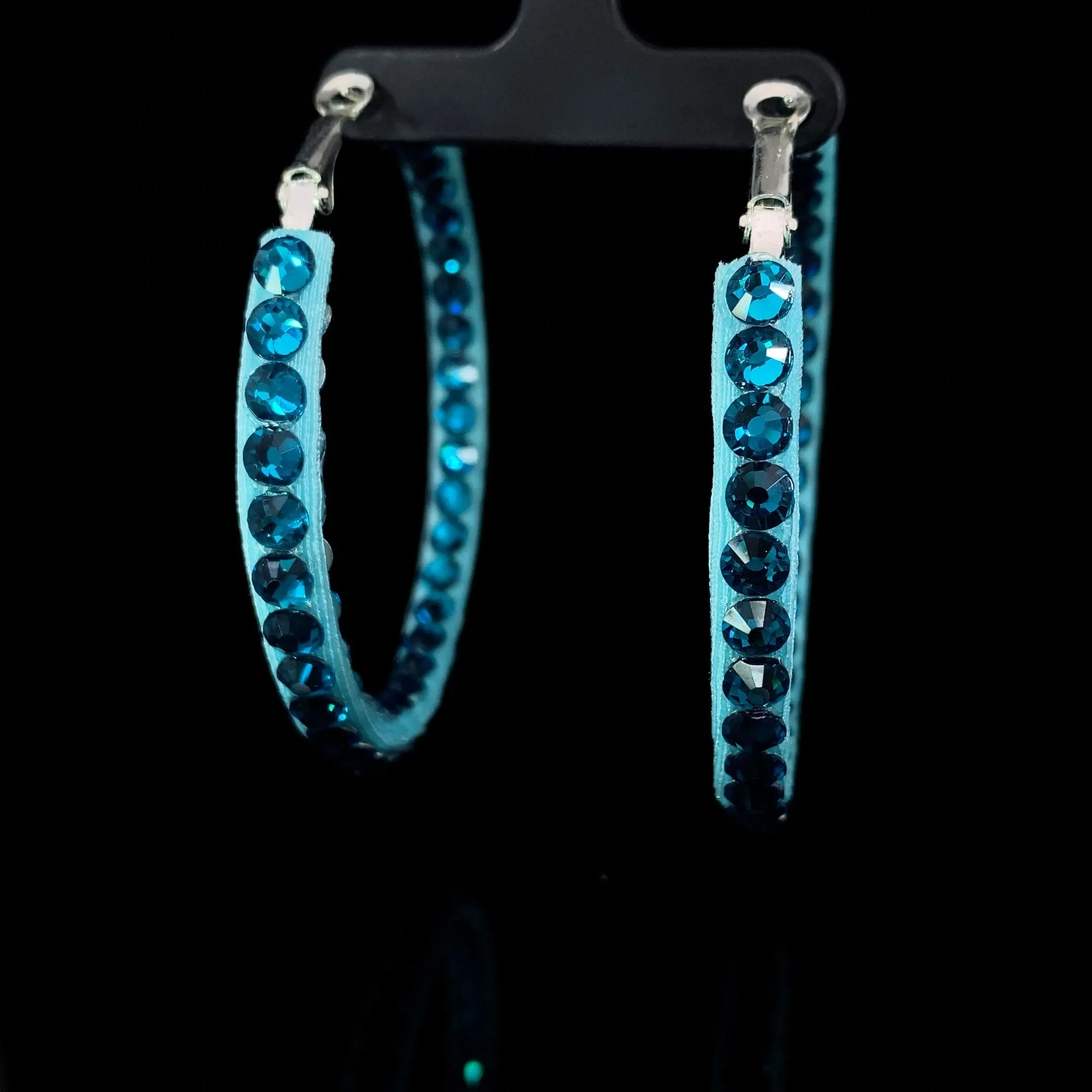 Hoop Earrings for Ballroom or Latin Dancing Available in Multiple Colors E001
