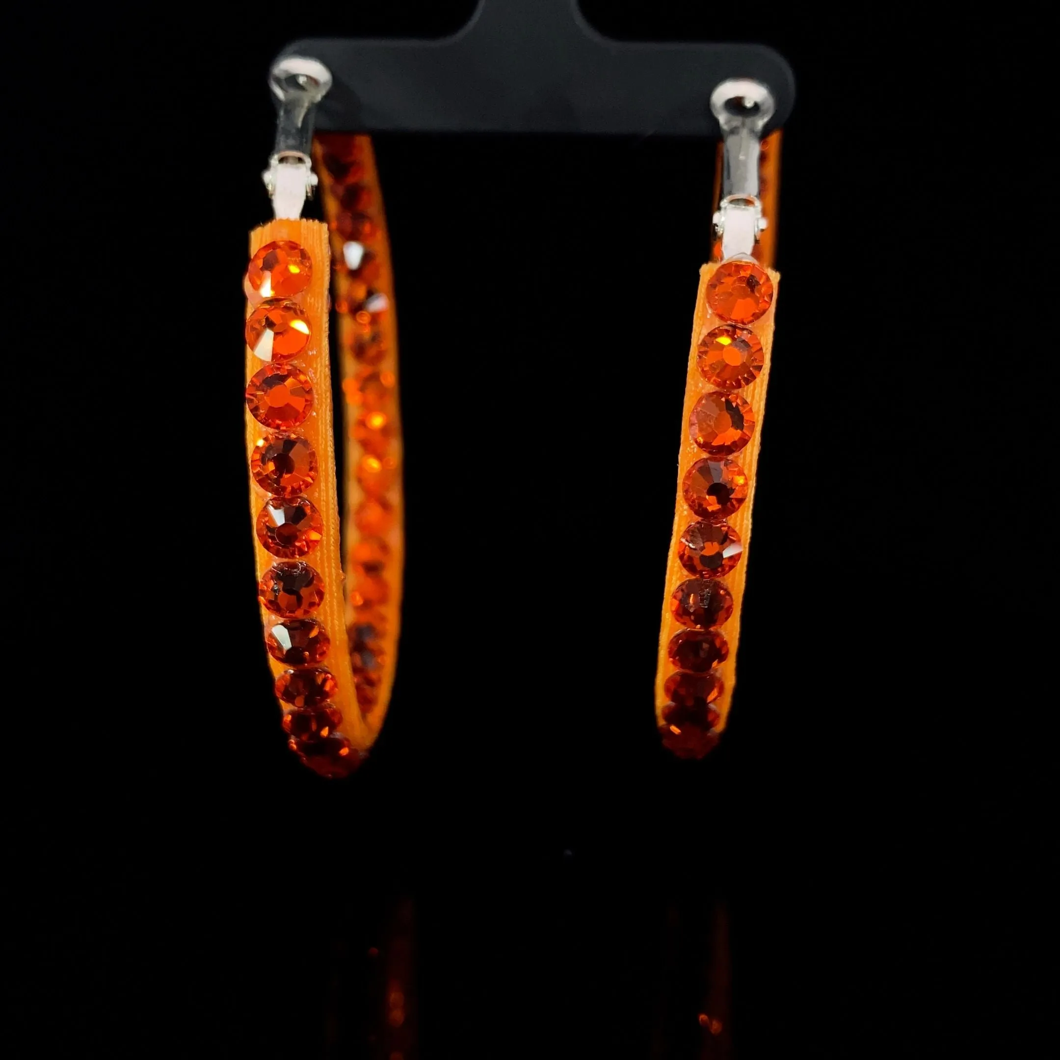 Hoop Earrings for Ballroom or Latin Dancing Available in Multiple Colors E001