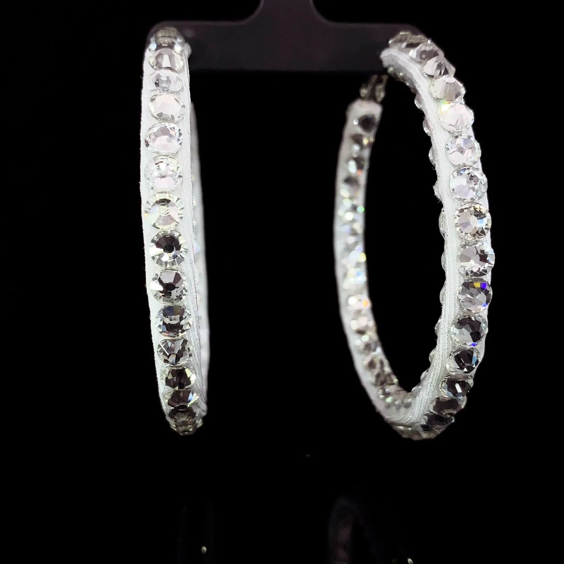 Hoop Earrings for Ballroom or Latin Dancing Available in Multiple Colors E001