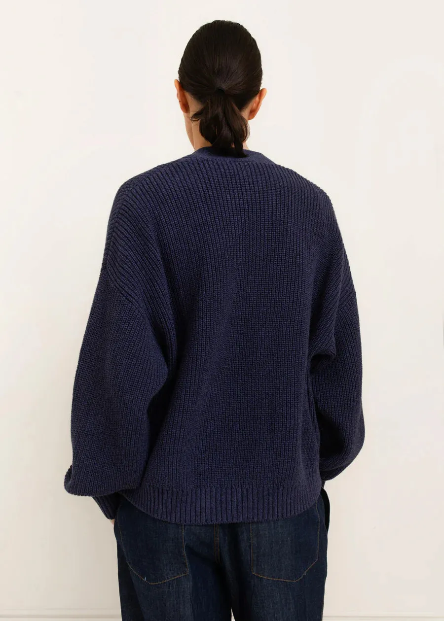 Mali Oversized Cardigan - Dusk