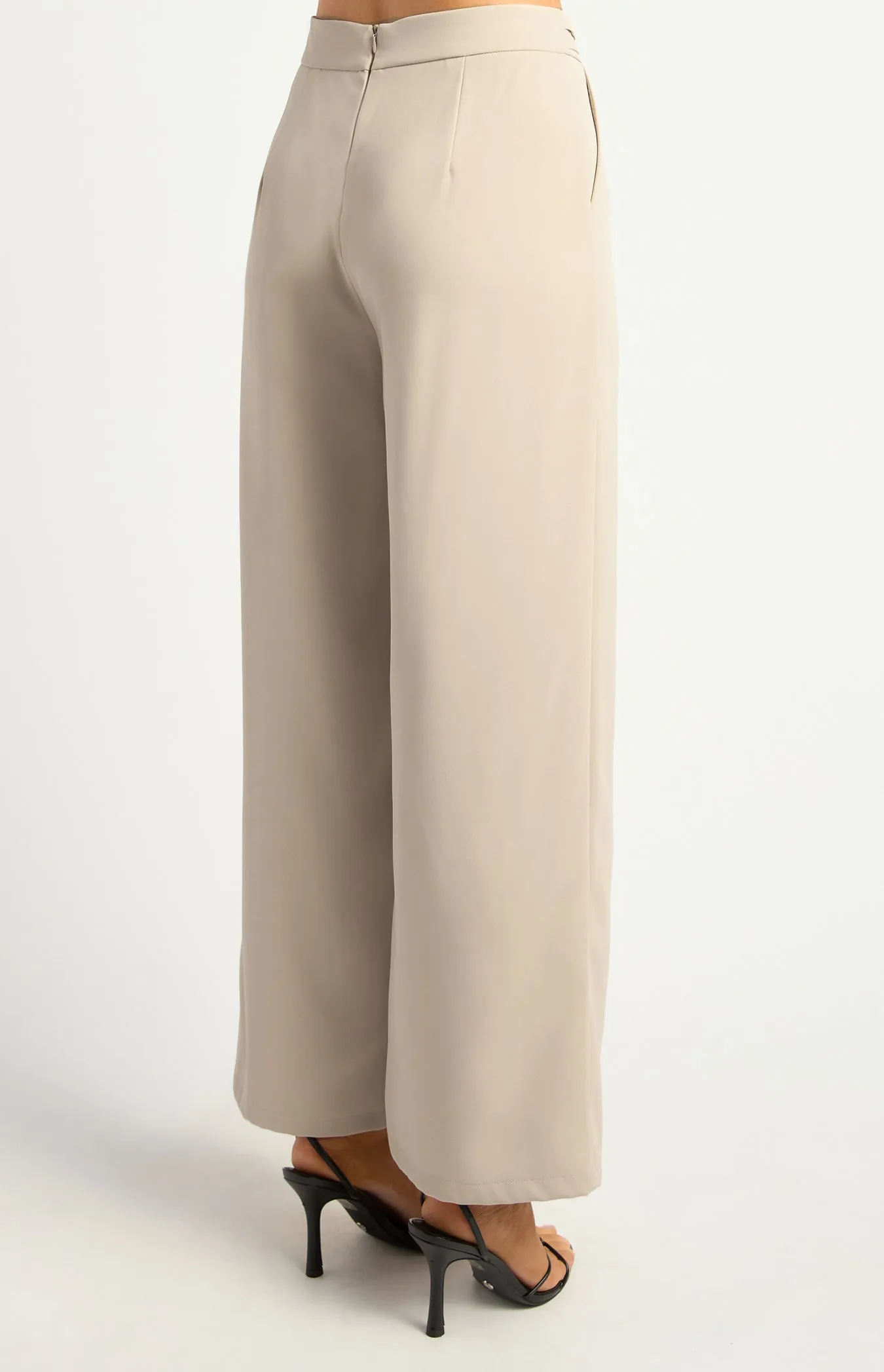 Merella Straight Leg Pants - Stone