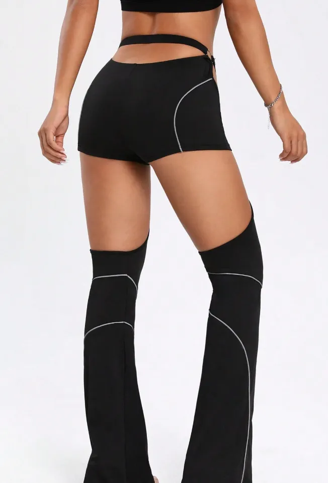 Reflective Lining Boyshort Chaps