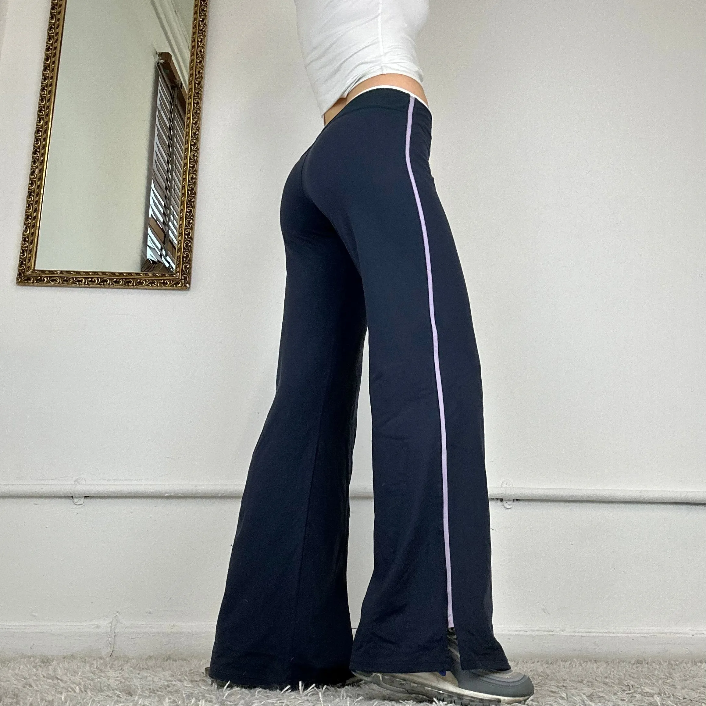wide leg nike yoga pants